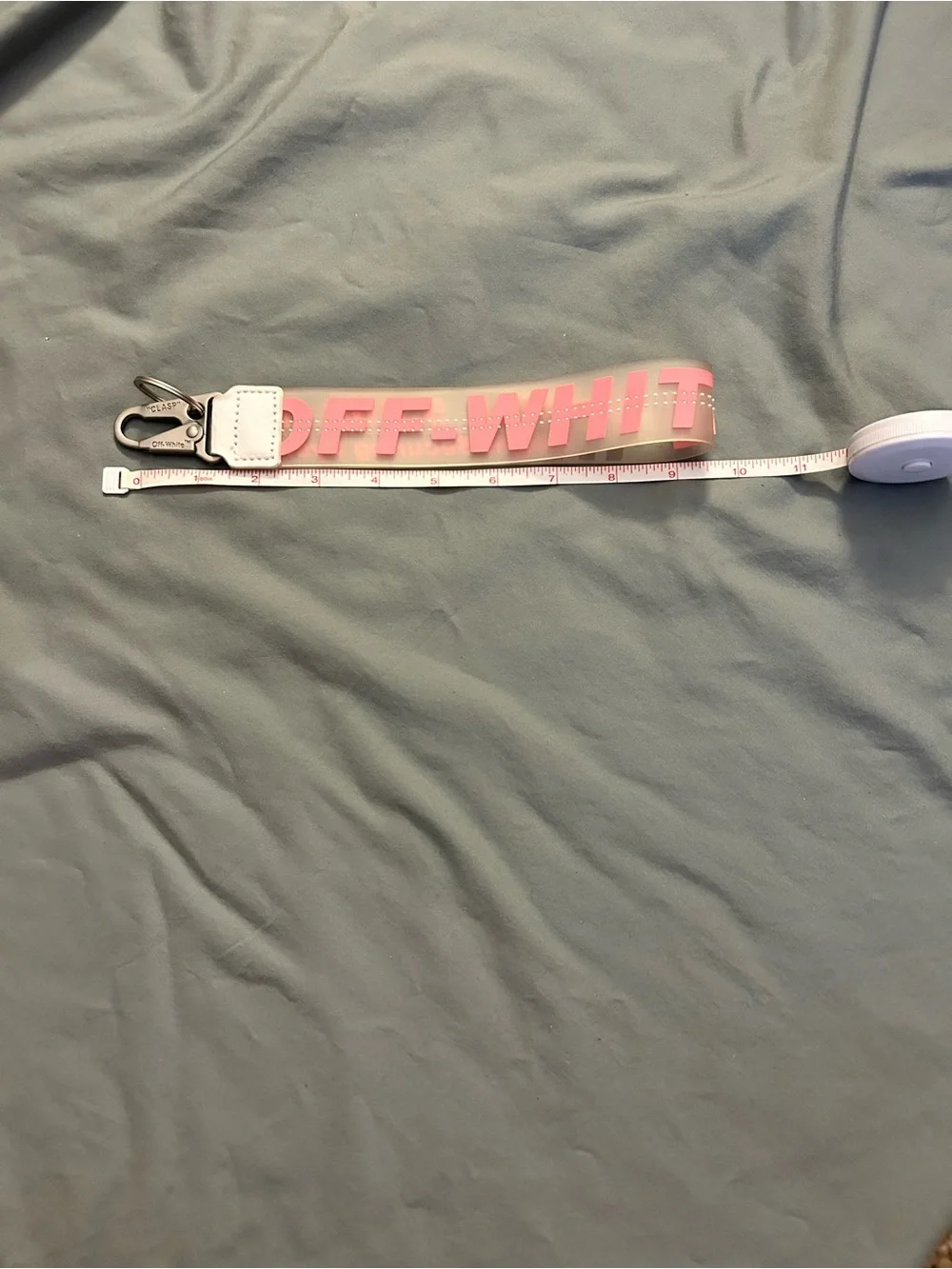 Off-White Inspired Pink Industrial Keychain Strap